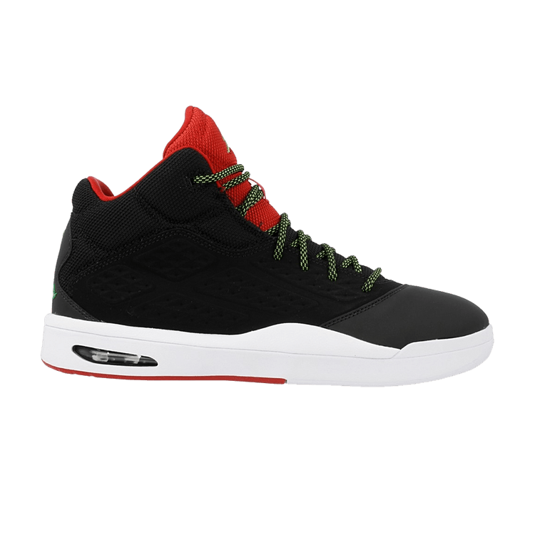 Jordan New School Black/Green Pulse-Gym Red-White