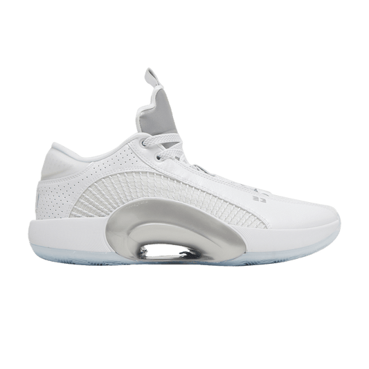 Jordan XXXV Low Metallic Silver (Clear Sole)