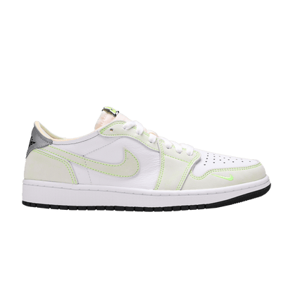 Jordan 1 Retro Low White Ghost Green Black