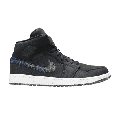 Jordan 1 Mid Crater Black