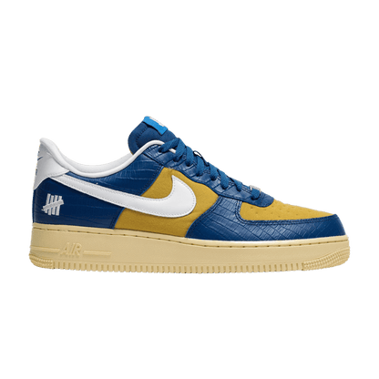 Nike Air Force 1 Low SP Undefeated 5 On It Blue Yellow Croc