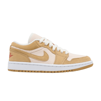 Jordan 1 Low SE Twine Orange Quartz Corduroy (Women's)