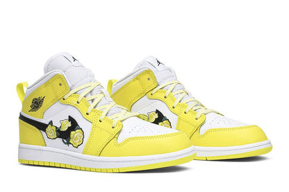 Jordan 1 Mid Dynamic Yellow Floral (PS)