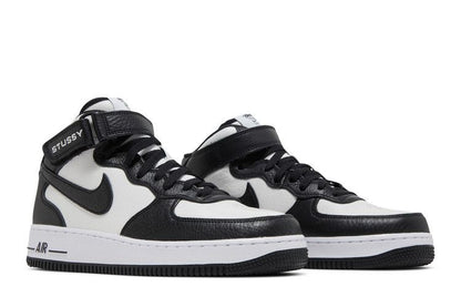 Nike Air Force 1 Mid Stussy Light Bone Black