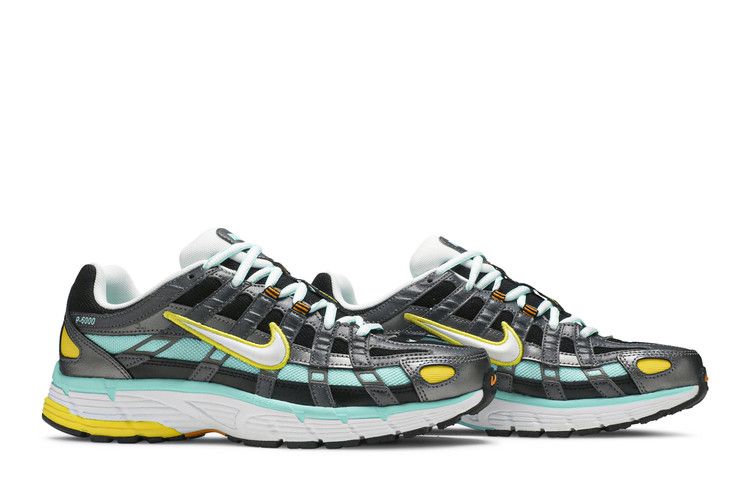 Nike P-6000 Black Teal Yellow (Women's)