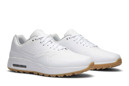 Nike Air Max 1 Golf White Gum Black Swoosh