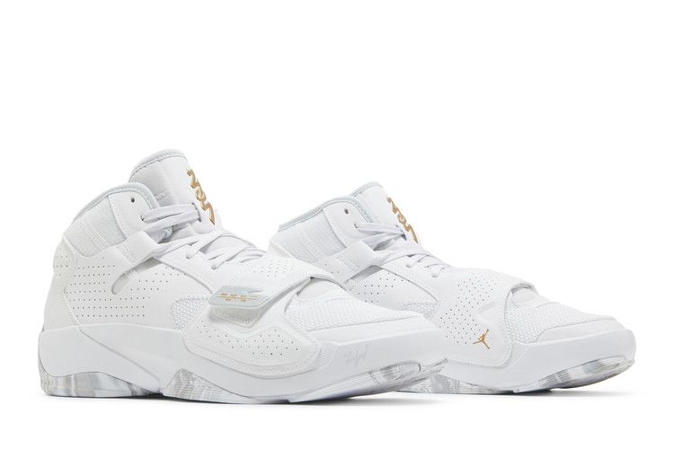 Jordan Zion 2 White Metallic Gold