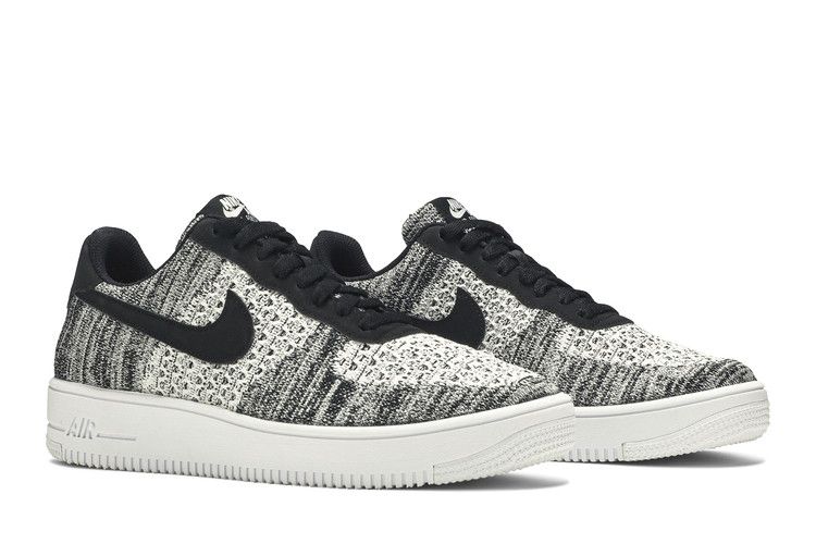 Nike Air Force 1 Flyknit 2 Black Pure Platinum