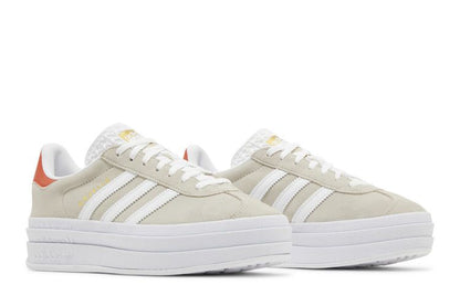 adidas Gazelle Bold Wonder Beige Collegiate Orange (Womens)