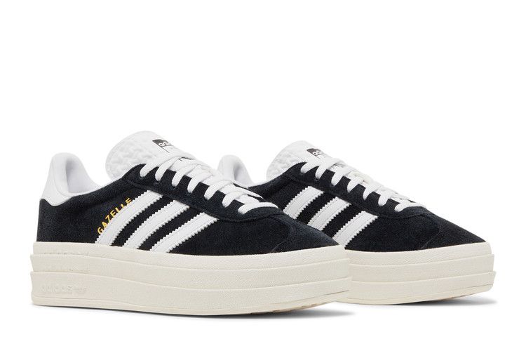 adidas Gazelle Bold Core Black White (Women's)