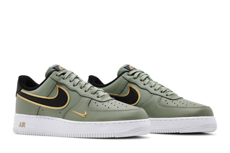 Nike Air Force 1 Low '07 LV8 Double Swoosh Olive Gold Black