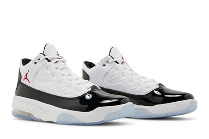 Jordan Max Aura 2 White Black Gym Red