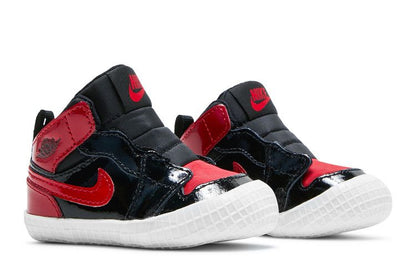 Jordan 1 Crib Bootie Bred Patent (I)