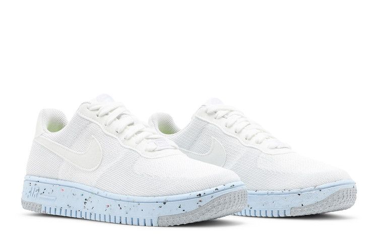 Nike Air Force 1 Low Crater Flyknit White Ice Blue (Women's)