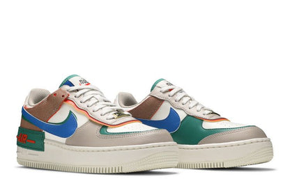 Nike Air Force 1 Low Shadow Sail Signal Blue Green (Women's)