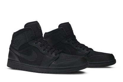 Jordan 1 Mid Triple Black (2014)