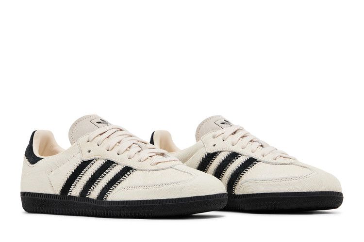 adidas Samba OG Wonder White Black Pony (Women's)