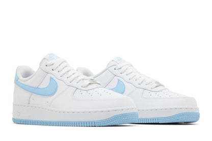 Nike Air Force 1 Low '07 White Aquarius Blue