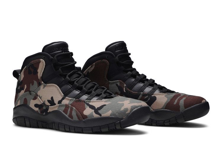 Jordan 10 Retro Woodland Camo