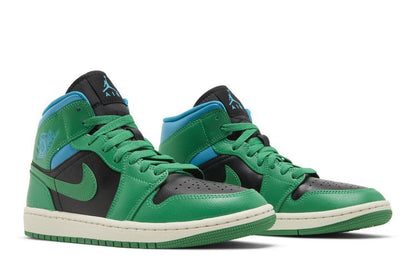 Jordan 1 Mid Lucky Green Aquatone (Women's)