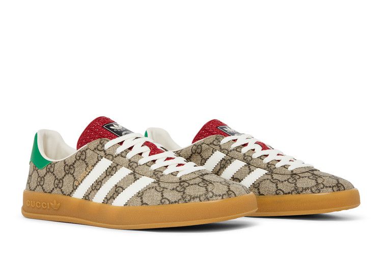 adidas x Gucci Gazelle Beige GG Monogram