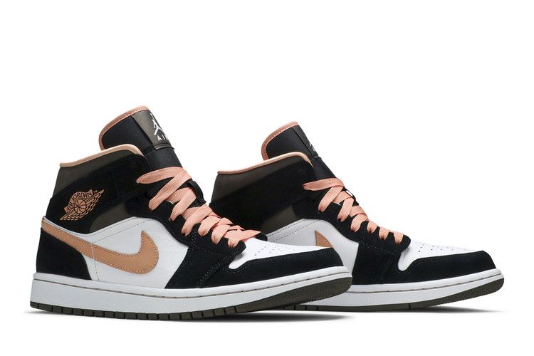 Jordan 1 Mid Peach Mocha (Women's)