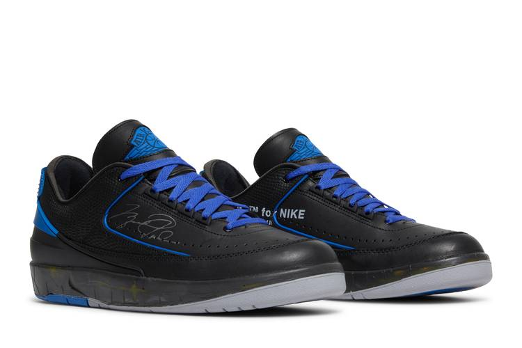 Jordan 2 Retro Low SP Off-White Black Blue