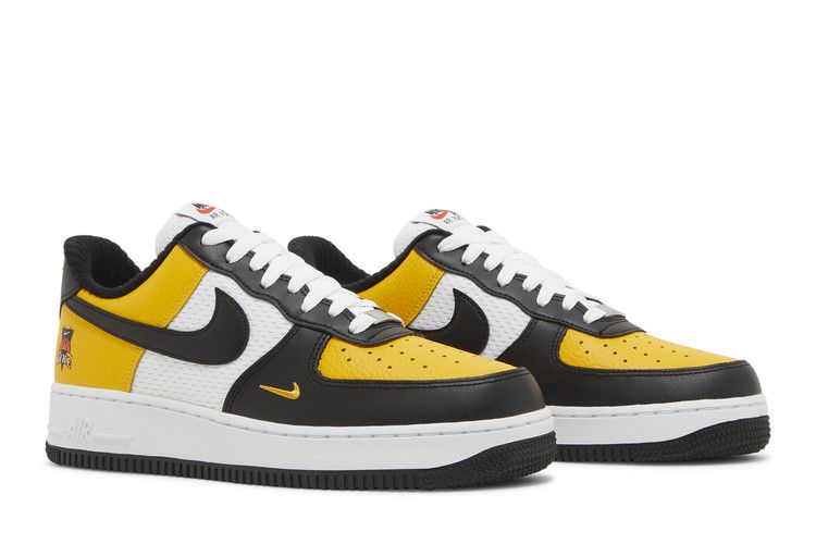 Nike Air Force 1 Low '07 LV8 Black Gold Jersey Mesh