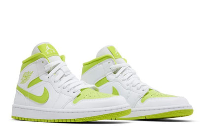 Jordan 1 Mid White Lime (Women's)