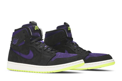 Jordan 1 High Zoom Air CMFT Black Court Purple Lemon Venom (Women's)