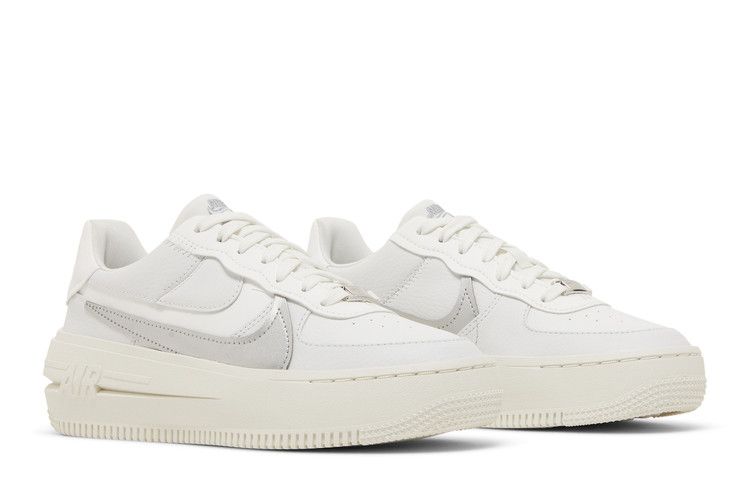 Nike Air Force 1 PLT.AF.ORM Summit White Metalic Silver (Women's)