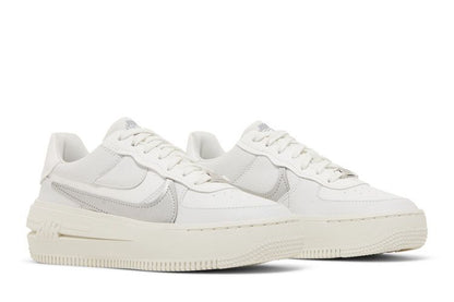 Nike Air Force 1 PLT.AF.ORM Summit White Metalic Silver (Women's)