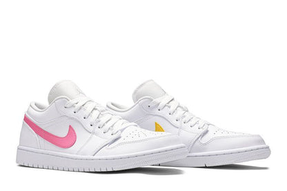 Jordan 1 Low White Multi-Color Swoosh