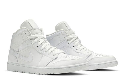 Jordan 1 Mid Triple White (2019)