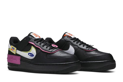 Nike Air Force 1 Low Shadow Removable Patches Black Pink (Women's)
