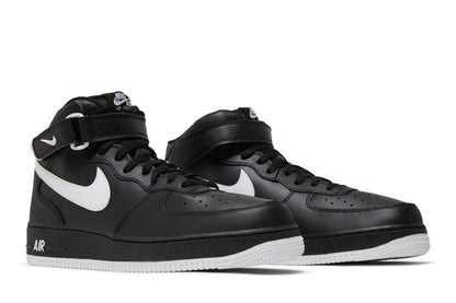 Nike Air Force 1 Mid '07 Black White Sole
