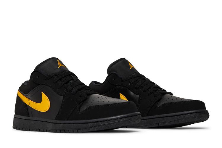 Jordan 1 Low Black University Gold