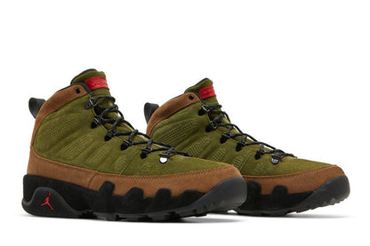 Jordan 9 Retro Boot NRG Military Brown Legion Green