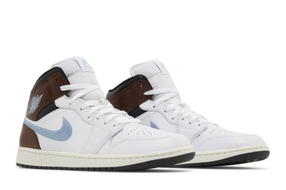 Jordan 1 Mid SE Brown Blue Grey