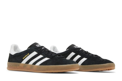 adidas Gazelle Black White Gum
