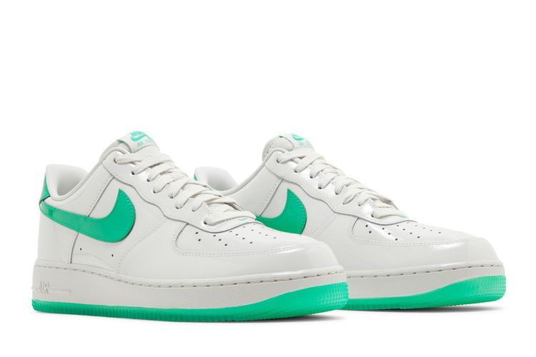 Nike Air Force 1 Low '07 Patent Platinum Tint Stadium Green