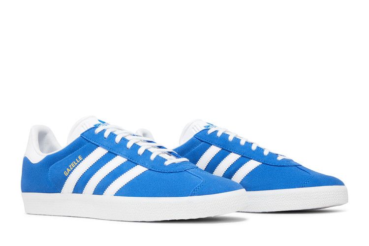 adidas Gazelle Blue Cloud White Gold Metallic