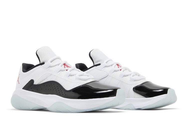 Jordan 11 CMFT Low White Black Blue Tint University Red (Women's)