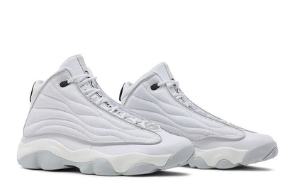 Jordan Pro Strong White Silver