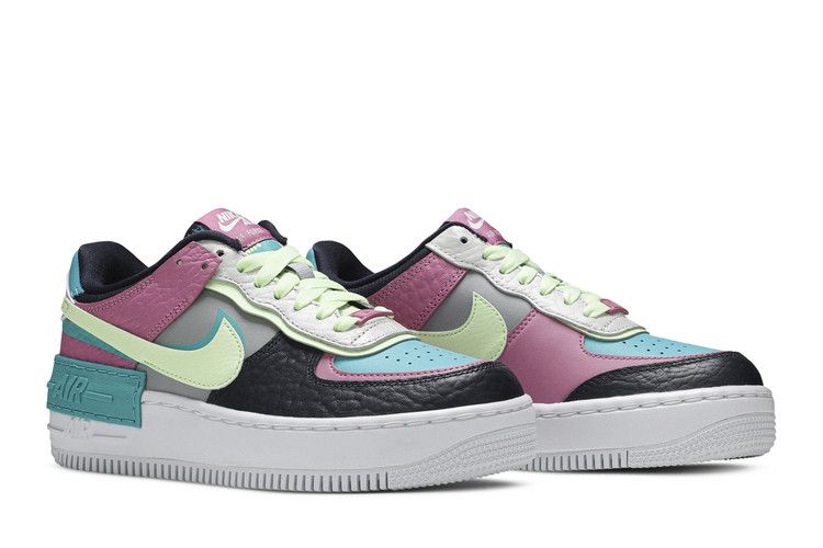 Nike Air Force 1 Low Shadow Barely Volt Oracle Aqua (Women's)