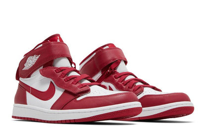 Jordan 1 High FlyEase White Cardinal Red
