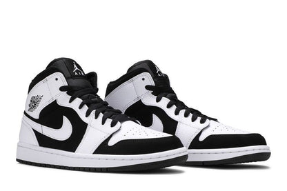 Jordan 1 Mid White Black