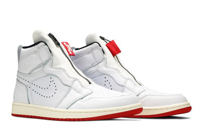 Jordan 1 Retro High Zip White University Red