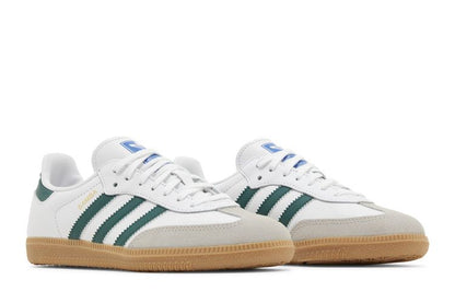 adidas Samba OG White Collegiate Green Gum (Kids)