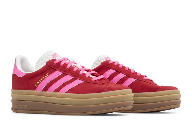 adidas Gazelle Bold Collegiate Red Lucid Pink (Women's)